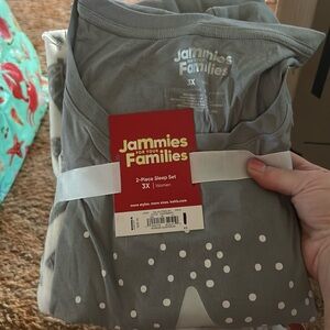 2 piece pj set…long sleeve, long pants